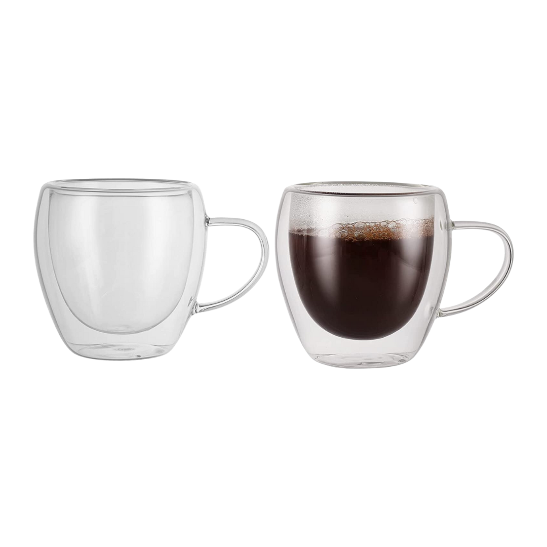 NexusWares Coffee Mug Glasses for Espresso