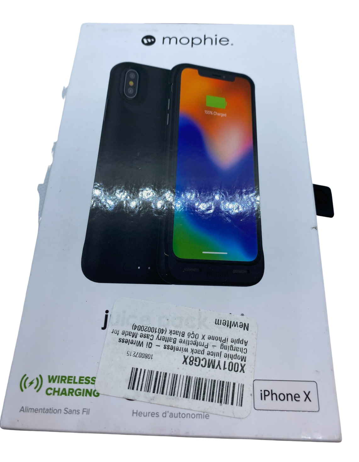 Mophie Protective Battery Case Juice Pack Air for iPhone X