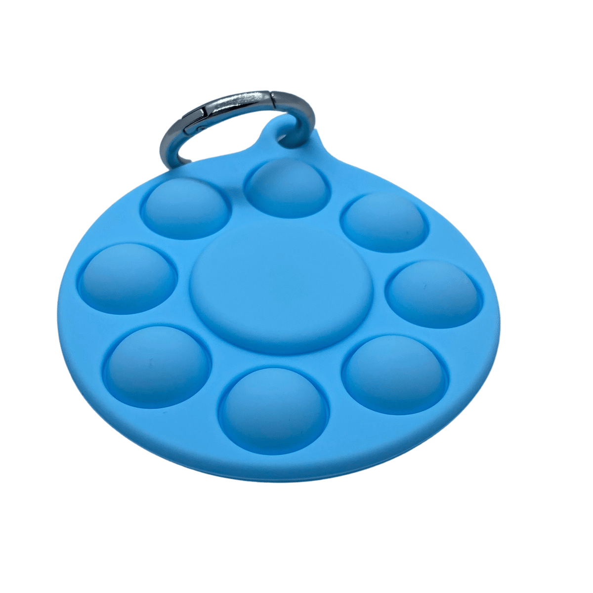 Blue Pop-It AirTag Keychain Case