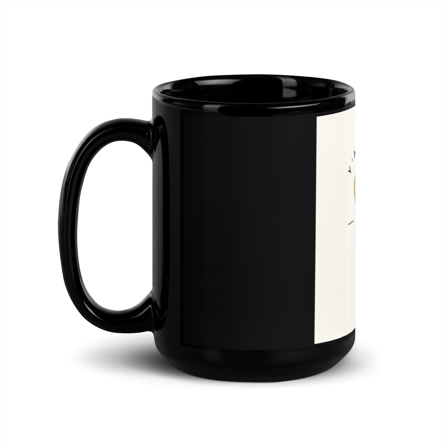 Black Glossy Mug