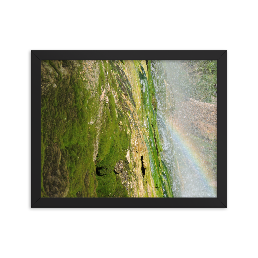 Misting Rainbow Framed poster