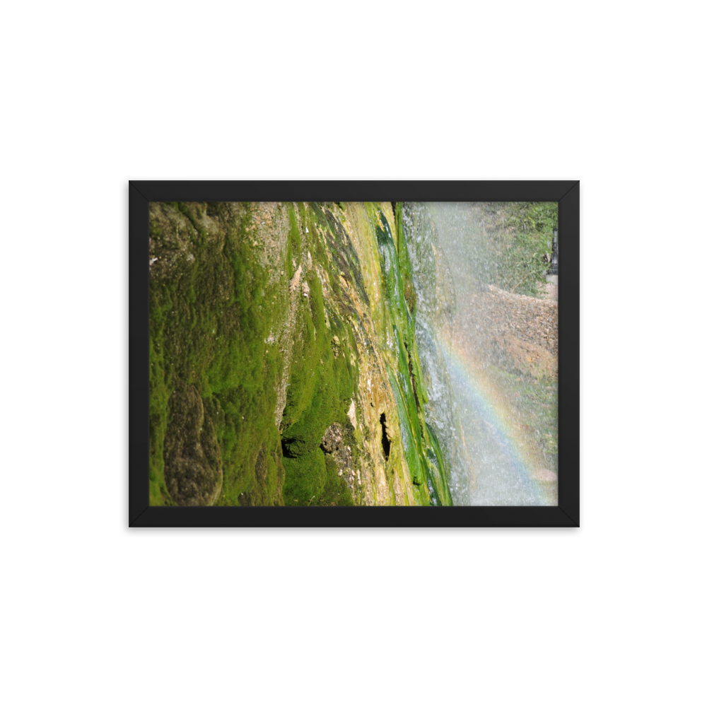 Misting Rainbow Framed poster