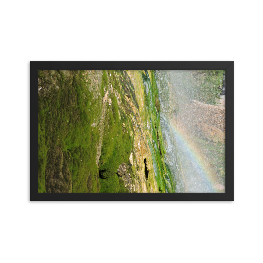 Misting Rainbow Framed poster