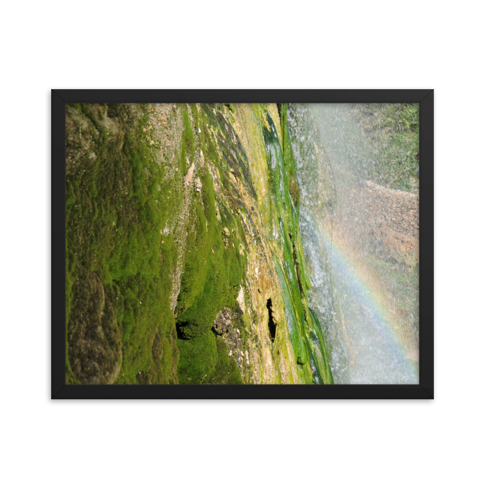 Misting Rainbow Framed poster