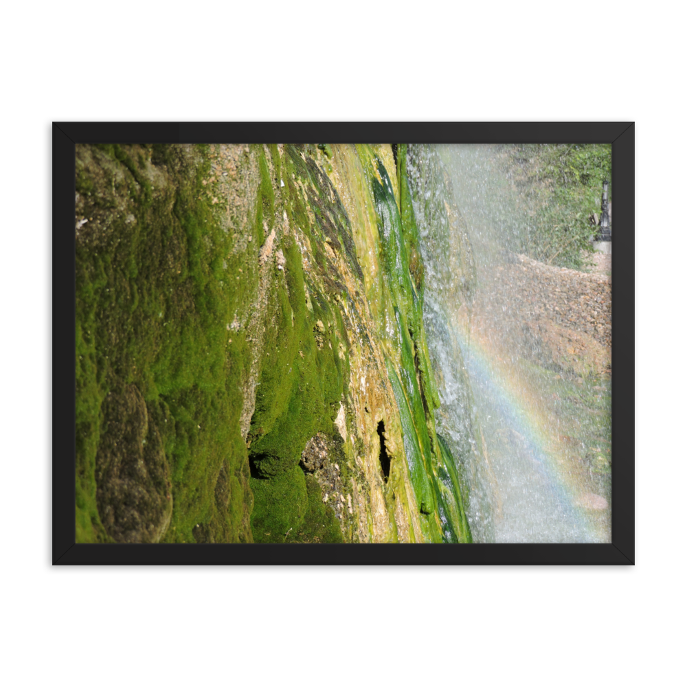 Misting Rainbow Framed poster