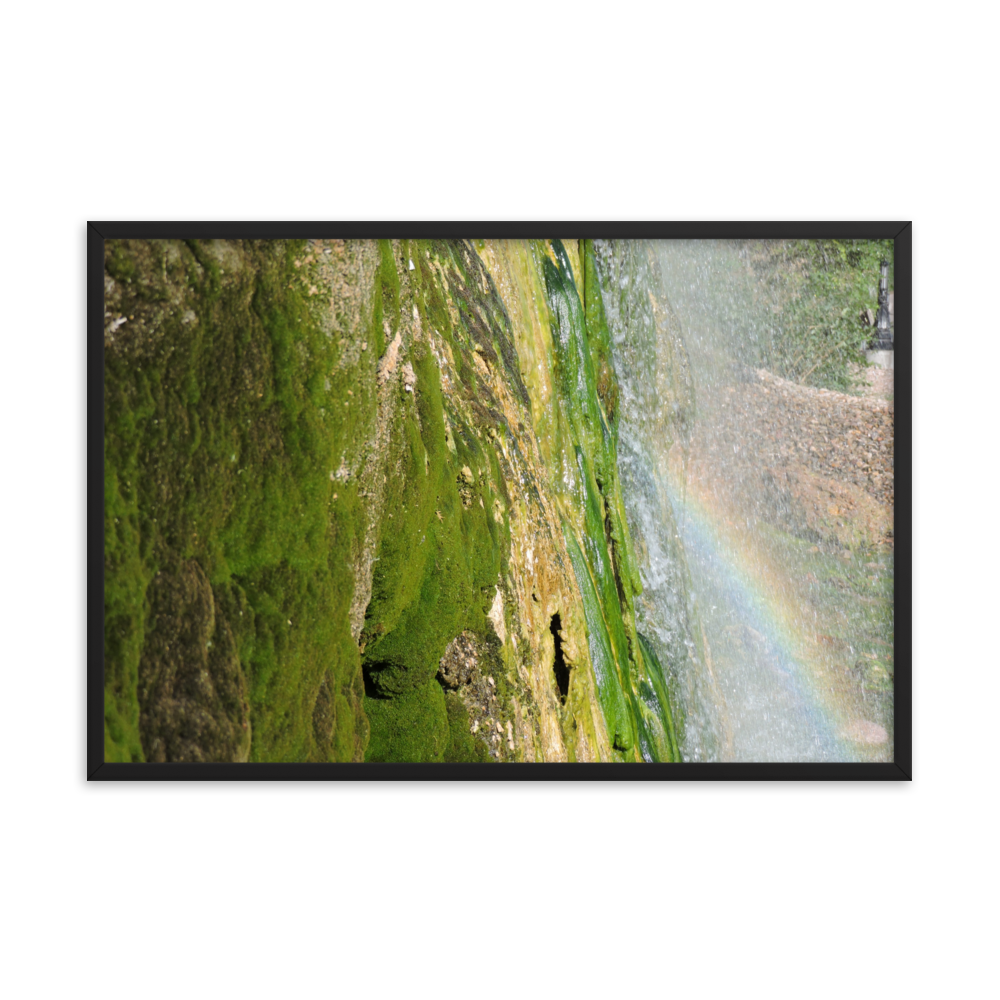 Misting Rainbow Framed poster