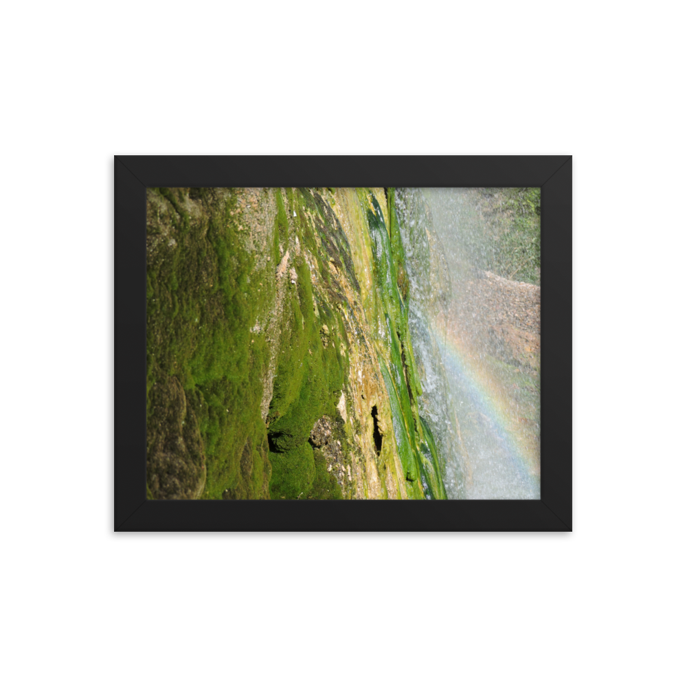 Misting Rainbow Framed poster