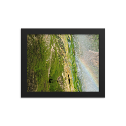 Misting Rainbow Framed poster