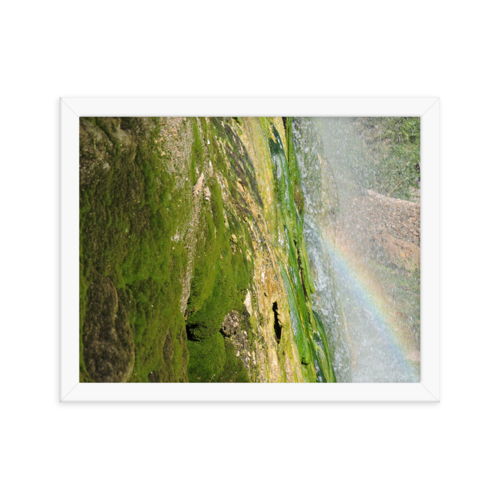 Misting Rainbow Framed poster