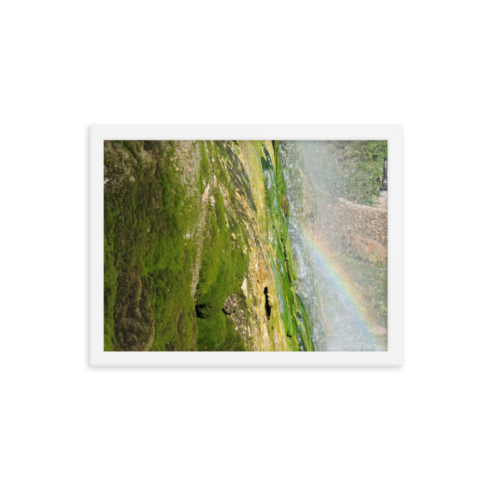 Misting Rainbow Framed poster