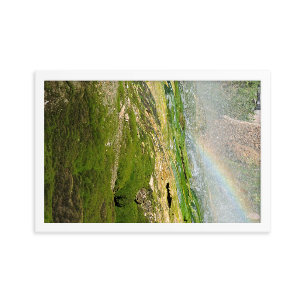 Misting Rainbow Framed poster