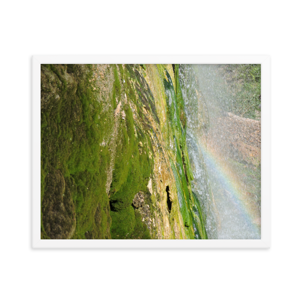 Misting Rainbow Framed poster