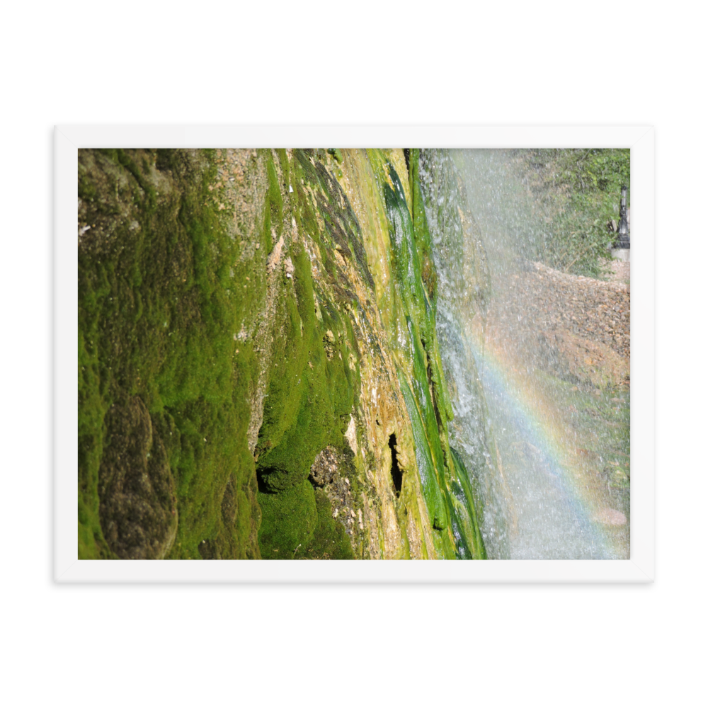 Misting Rainbow Framed poster