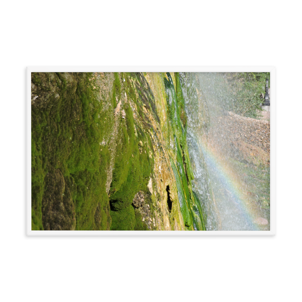 Misting Rainbow Framed poster