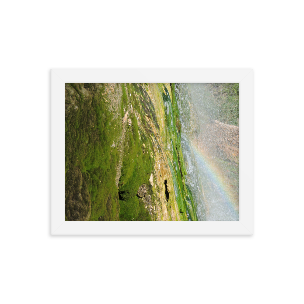 Misting Rainbow Framed poster