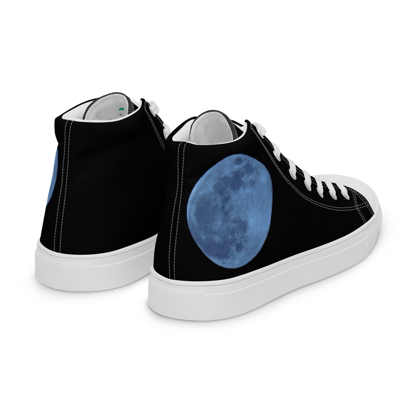 Women’s high top canvas shoes- Blue Moon